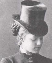 Young Marie - perhaps at 17 in 1875